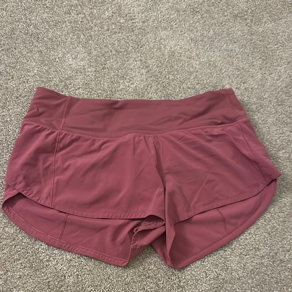 Lululemon Pink Athletic Shorts